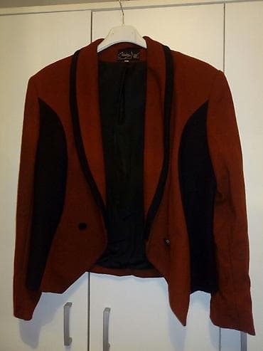 Ženska obuća: Elegantni sako u kombinaciji tamno braon i crne boje. Klasičan kroj sa — 1