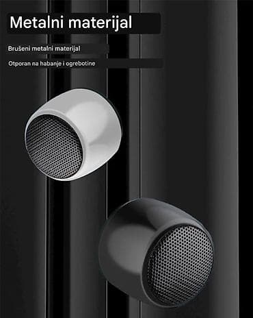 laptopovi cene: Nov bežični zvučnik blutut. Ima punjivu bateriju i punjač, puni se sa — 9