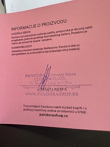 bvlgari prstenje: Pandora prsten sa sertifikatom autentičnosti - Model: elegantni — 7