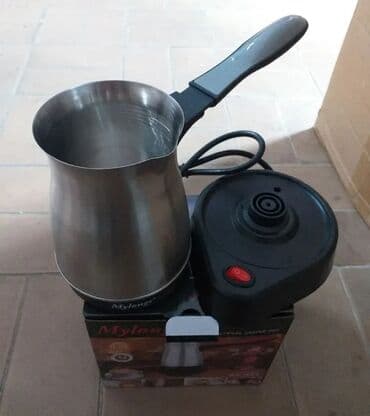 šolje za kafu metalac: Električna džezva  NOVO 0,5L 5  malih SOLJICA Novo Postolje se odvaja — 1