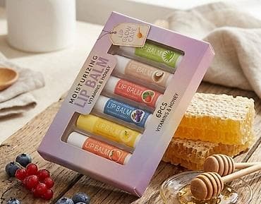 Set od 6 hidratantnih balzama za usne – Vitamins & Honey -