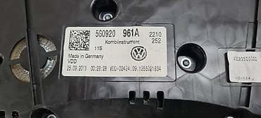 auto upaljač: KILOMETAR SAT ZA VOLKSWAGEN GOLF 7 - 5G0920 | Kilometar sat Golf 7 — 3