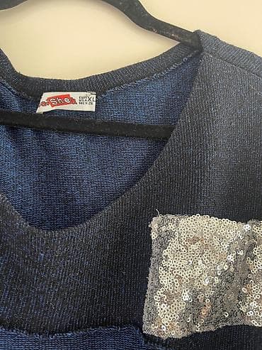 lacoste deca: Duks + trenerka komplet, tamno plave boje sa šljokicama - Dva dela — 3