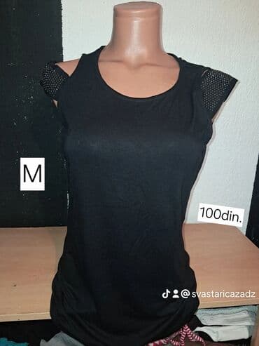 Women's Clothing: Ženske bluze/majice – više modela - Crna majica sa srebrnim — 10