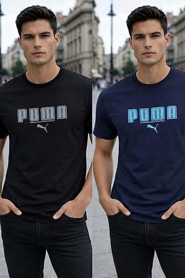 s oliver majice: Men's T-shirt Puma, bоја - Maslinasto zelena — 2