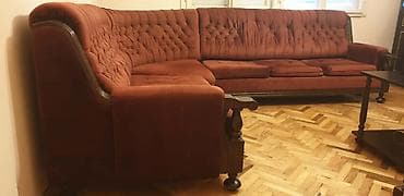 Odlicna ugaona garnitura, legendarna simpova; presvucena stofom kao na lalafo.rs Odlicna ugaona garnitura, legendarna simpova; presvucena stofom kao