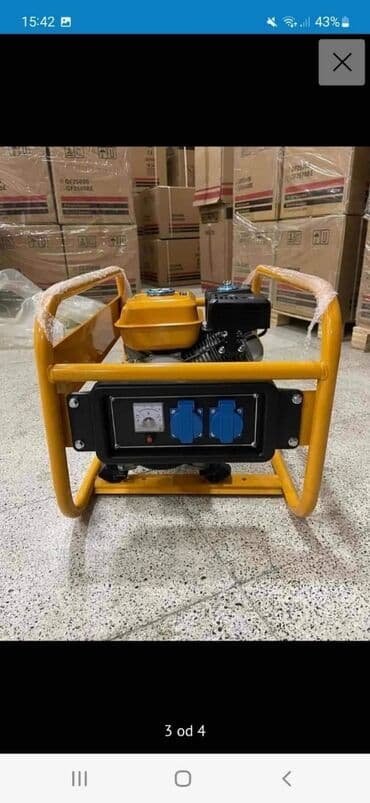 parkside punjac za akumulator: 3.8kw
Benzin
Ima 2 monofazne uticnice, pali na kanap.Cena 260e A.R — 1