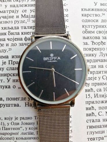 kozna jakna m: BRIFA ručni sat Brifa, prelep sat sa pancir narukvicom. Ispravan — 1