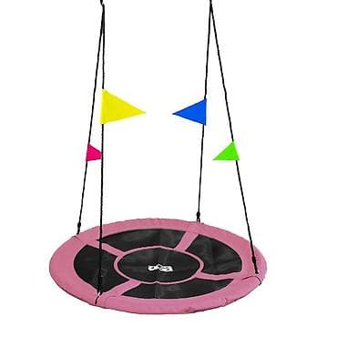 aksa kadice za bebe: Okrugla viseća ljuljaška „gnijezdo“ za decu - Tip: kružna platnena — 1