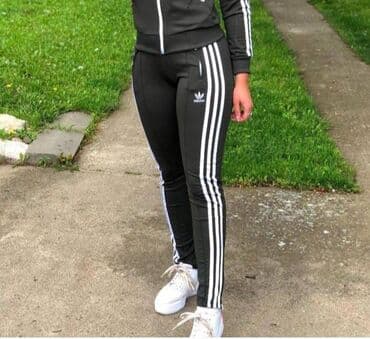 ženske pidžame c a: Trenerka ženski donji delovi Adidas Novo Mokra likra Veličine s m l — 3