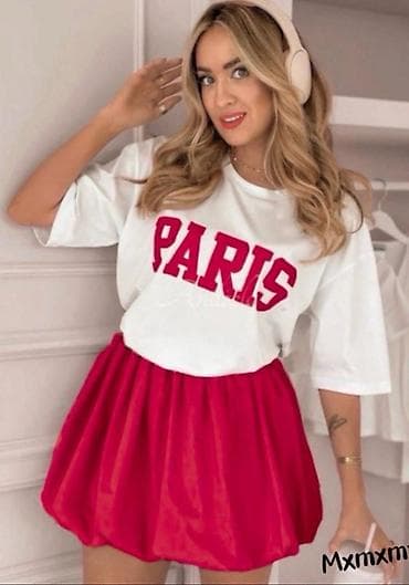 ✅Ženska komplet kombinacija – majica i mini suknja