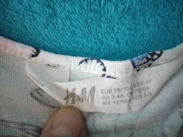 satenske haljine dugih rukava: H&M, Midi, Sleeveless, 98-104 — 4