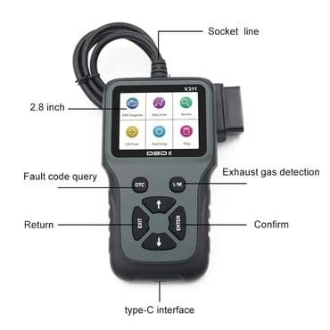 polovne kamp prikolice u beogradu: NOVO- V311 OBD2 Auto Dijagnostika Kompatibilan sa standardnim OBD2 — 7