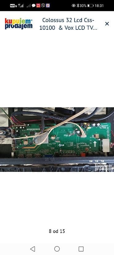 drzac za telefon za motor: Delovi za LCD televizore – Colossus 32" CSS-10100 i Vox LCD TV 3211 — 9