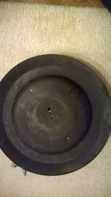 usisivac za lisce lidl: Plafonjera metalena okrugla dia 39 cm. /staklo dia 28 cm. 2 sijalicna — 2