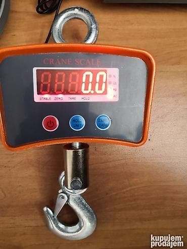 sef za ključeve: Digitalna kranska vaga (Crane Scale) sa kukom - LED ekran sa crvenim — 1