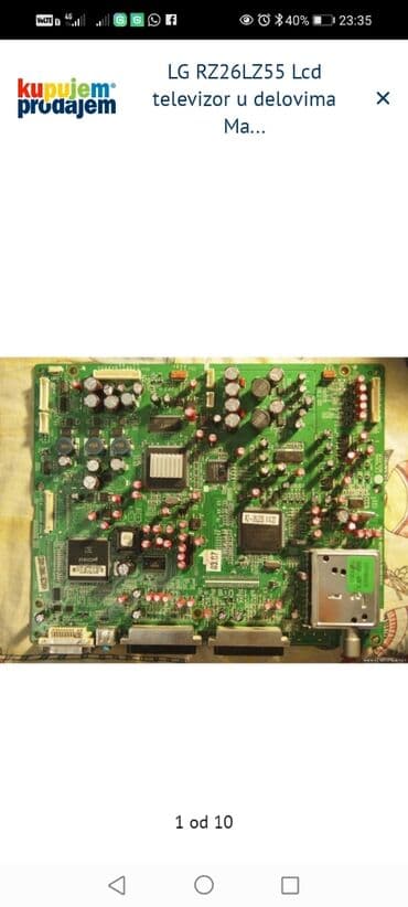 TV i video: LG RZ26LZ55 – LCD televizor za delove LG 37G2000 U delovima — 1