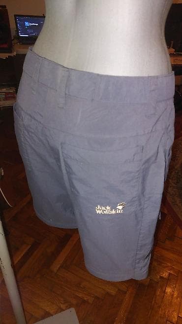 zenske dzeparice: JACK WOLFSKIN BERMUDE Tamno sive ženske bermude, travel kolekcija. I — 2