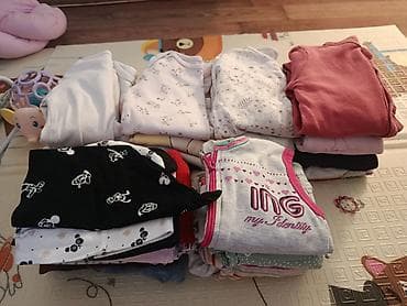 farmerice za bebe devojčice: Cena za ceo paket 800 dinara Paket devojčica 62-68 Helankica 6 komada — 6