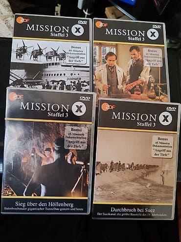 Set od 4 DVD izdanja serijala **Mission X – Staffel 3** u izdanju