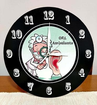 Zidni satovi sa štampom po želji - Okrugli zidni satovi sa jasnim