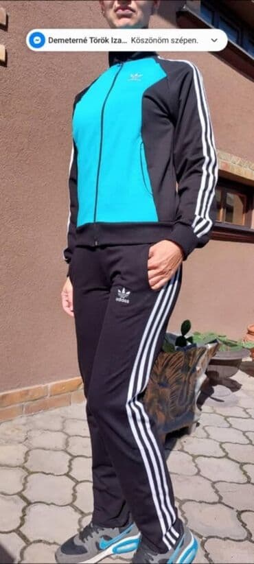jakne sa prirodnim krznom: Adidas, L (EU 40), Prugasti, bоја - Crna — 3