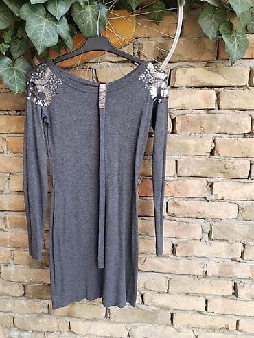 mona teget torba: Trikotazna haljina S, m Super ocuvana Duzina 80 Pazuh po 41 tegli do — 2