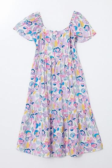 sweatshirt h: Letnja midi haljina sa cvetnim printom - Kroj: midi dužina do — 3