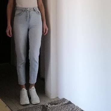 pepe jeans patike: Nosene bershka mom dzins dvoje xxs i pantalone stradivarius xxs — 8