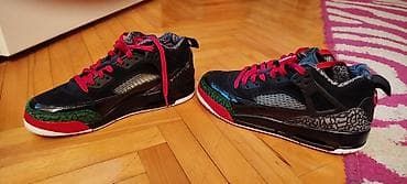 patike sa platformom: Model: Air Jordan (hightop patike) Opis: - Kožne i antilop gornjište — 2