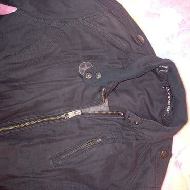 armani jakne muske cene: Jakna za prelazni period, S (EU 48), Converse, bоја - Crna — 3