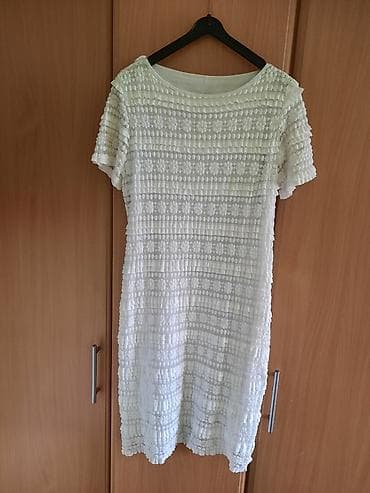 haljine pamucne: Bela čipkana haljina XL Preslatka haljina od viskoze sa veoma — 2