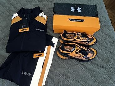 sport vision prsluci: UNDER ARMOUR x MANSORY komplet trenerka S i patike 38,5  cm 24 NOVO — 1