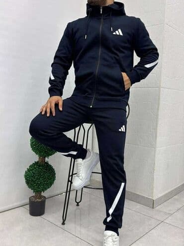 tommy hilfiger cipele muške: Komplet, Adidas, bоја - Crna, Pamuk — 3