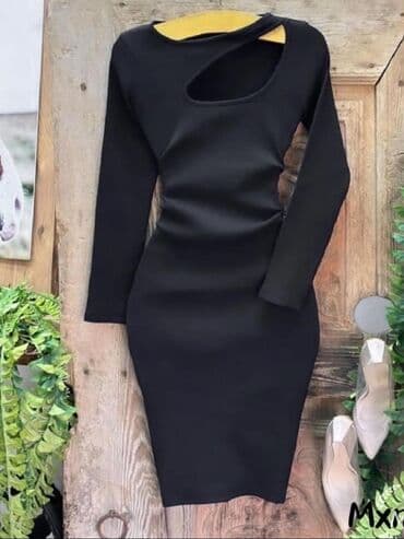 mango haljine crna gora: 2XL (EU 44), Cocktail, Long sleeves — 22