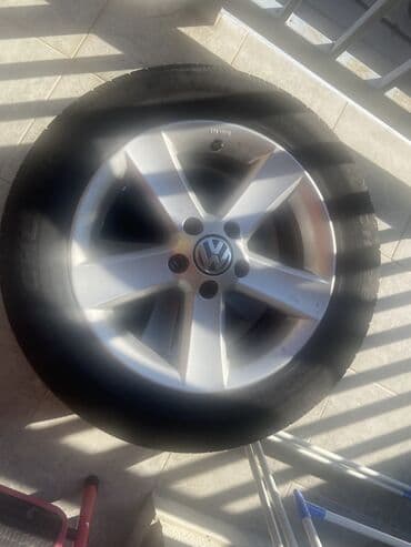 duboki branik golf 2: VW aluminijumske felne + gume - Set od 4 originalne Volkswagen — 10