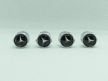 Vozila: Univerzalne metalne ventil kapice sa logom MERCEDES. Ukrasite Vaš — 1