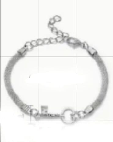 srebrne ogrlice sa cirkonima: Chain bracelet, Material: Cubic zirconia — 1