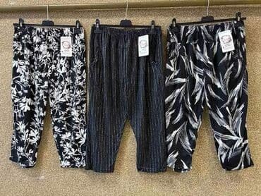 zenske salvare: 3/4 šalvare jedne 
Tri za 2700
Mogu do 3XL
Fantastičan materijal — 3