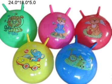 gumeni konjici za skakanje: Lopta za skakanje

Dostupna u svim bojama sa slike.
Cena 1700 din — 1