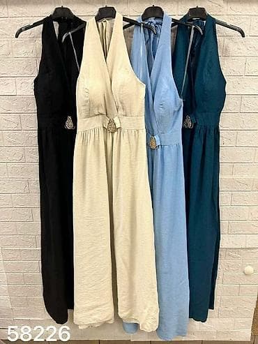 nis haljine za maturu: Elegantna maxi haljina do poda bez rukava A-kroja sa laganim — 5