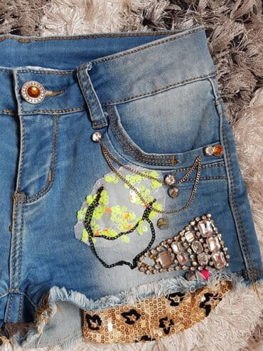 dsquared2 bermude: M (EU 38), Jeans, Single-colored — 3