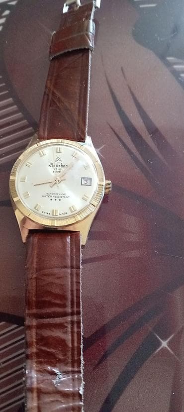 versace sat cena: Ručni sat Bourbon 33rd Street – Swiss Made - Analogni sat sa belim — 3