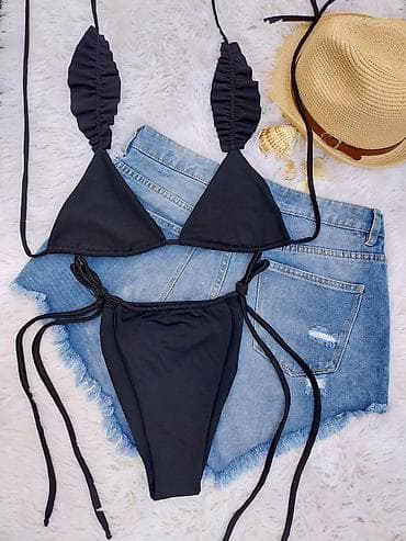 Bikini komplet – trokutasti top i donji deo sa vezivanjem - Model — 4