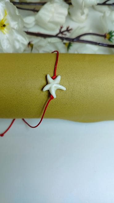 crvene bokserice: Narukvica sa morskom zvezdom – minimalistički letnji aksesoar - — 5