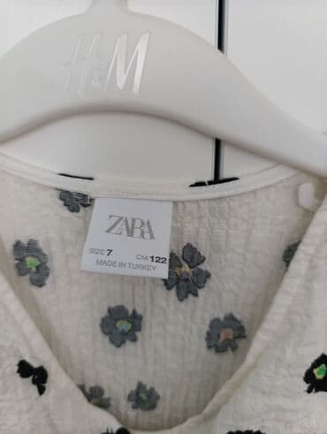 zvonaste pantalone za devojcice: Zara, Midi, Kratak rukav, 122-128 — 2