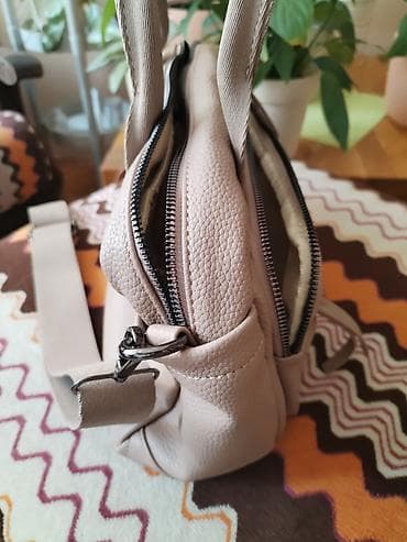 torba dolce gabbana: Bež crossbody/ručna torba sa više pregrada - Materijal: meka — 2