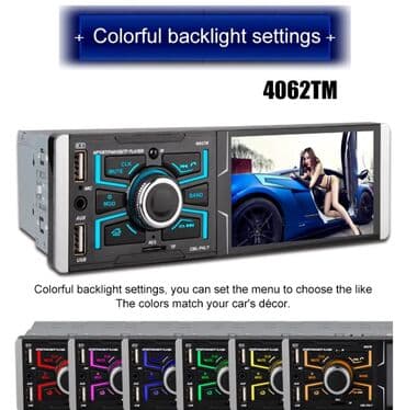 radio mp5 1 din: Auto radio MP5 1DIN multimedia 4,1 inc 2x USB Mirror LInk PERVOI — 4