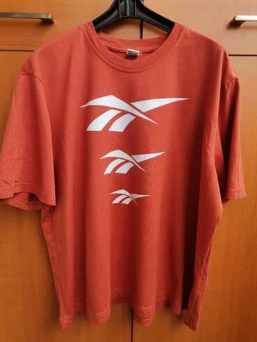 Women's T-shirts and tops: Reebok, XL, Cotton, color - Orange — 8