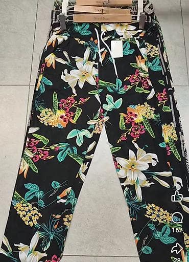suknjice za devojcce: Pantalone siroke sa lastizem na nogavicama. Sareni dezeni u raznim — 4